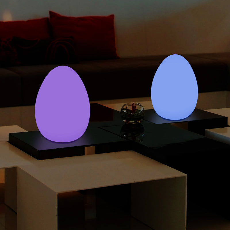 Dimbare Multi Color RGB LED Tafellamp, 37cm Sfeerverlichting met Afstandsbediening, Op Netvoeding