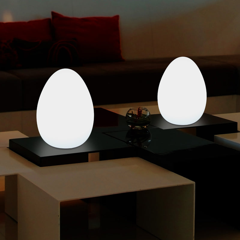 Moderne E27 LED Tafellamp voor Woonkamer, Slaapkamer, Bureau, 37cm Licht Ei Wit, Sfeerlicht