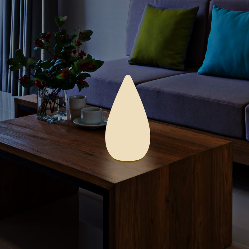 37cm Designer LED Vloerlamp, E27 Waterdruppel, Verlichting Slaapkamer, Warm Wit, Bedlamp
