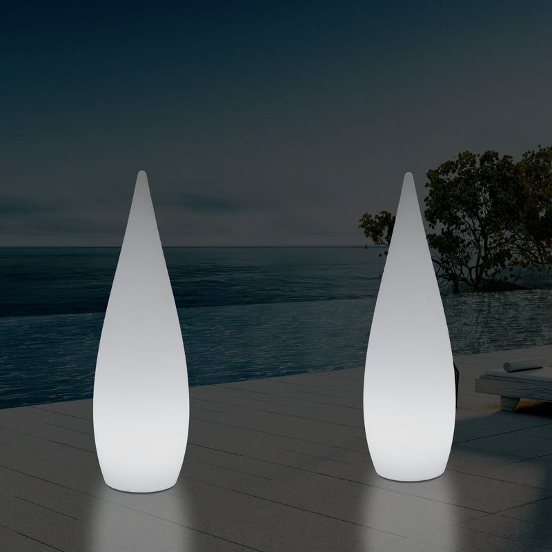 150cm Grote Designer LED Vloerlamp, 1,5m Draadloze Kleurveranderende Waterdruppel, Licht
