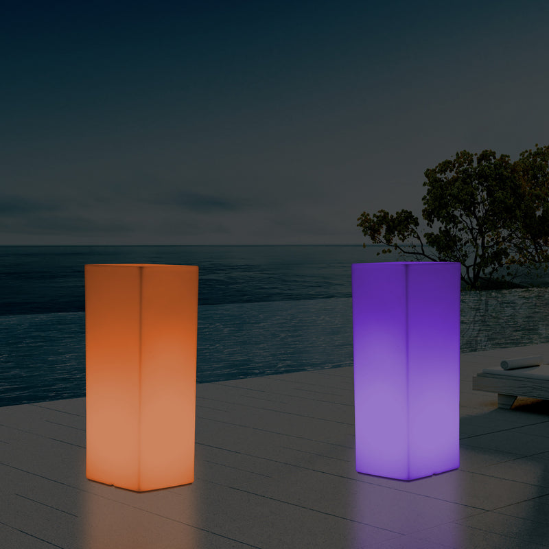 Lichtzuil, Tuinlamp, Buitenverlichting, Tuin Patio Verlichting, 80cm, LED Lamp, Netvoeding