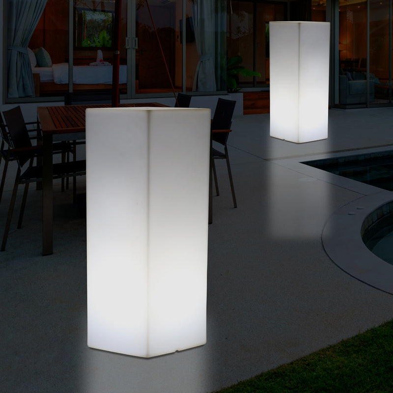 Lichtzuil, Tuinlamp, Buitenverlichting, Tuin Patio Verlichting, 80cm, LED Lamp, Netvoeding