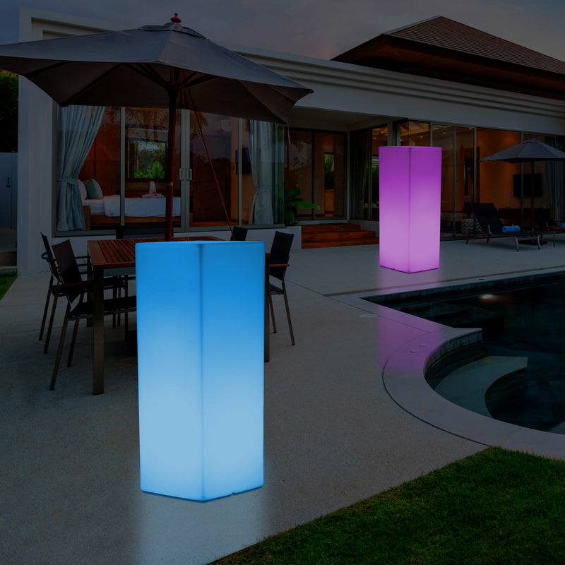Lichtzuil, Tuinlamp, Buitenverlichting, Tuin Patio Verlichting, 80cm, LED Lamp, Netvoeding