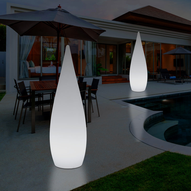 150cm Grote Designer LED Vloerlamp, 1,5m Draadloze Kleurveranderende Waterdruppel, Licht
