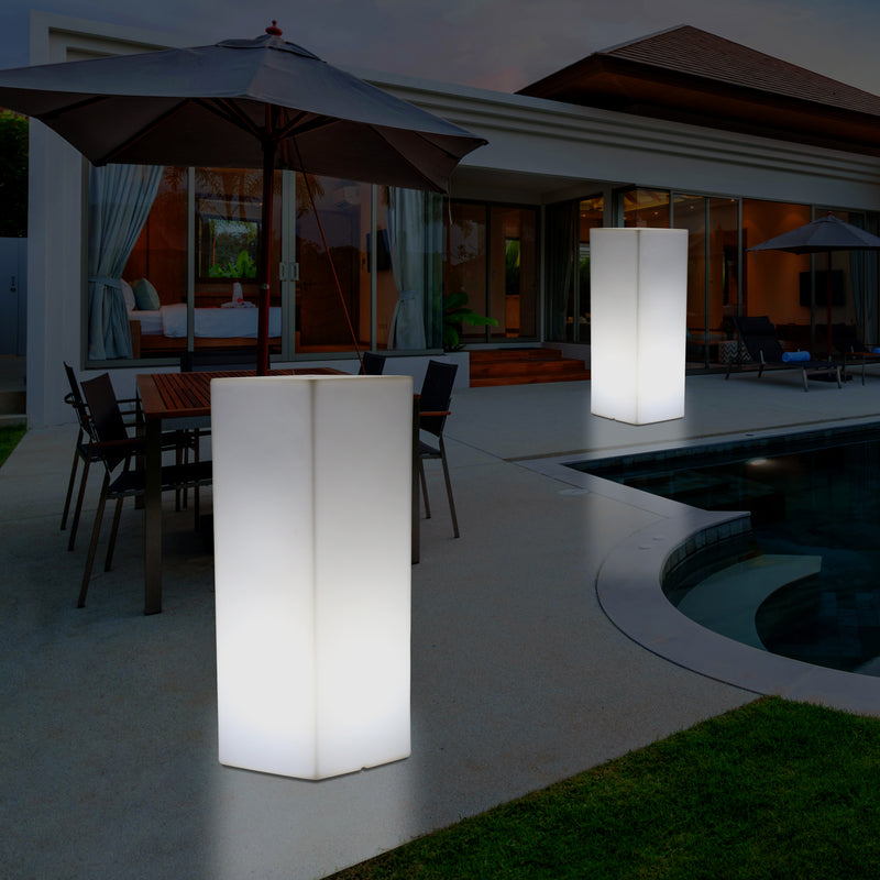 Lichtzuil, Tuinlamp, Buitenverlichting, Tuin Patio Verlichting, 80cm, LED Lamp, Netvoeding