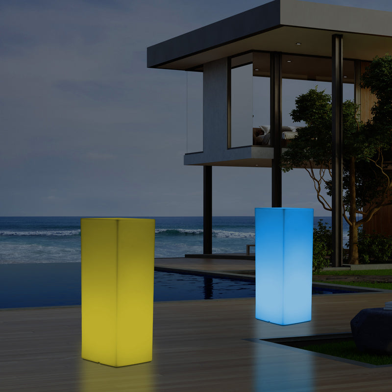 Lichtzuil, Tuinlamp, Buitenverlichting, Tuin Patio Verlichting, 80cm, LED Lamp, Netvoeding