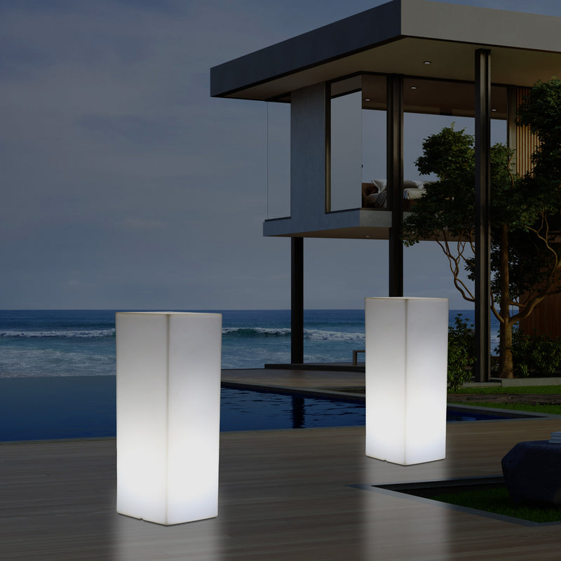 Lichtzuil, Tuinlamp, Buitenverlichting, Tuin Patio Verlichting, 80cm, LED Lamp, Netvoeding