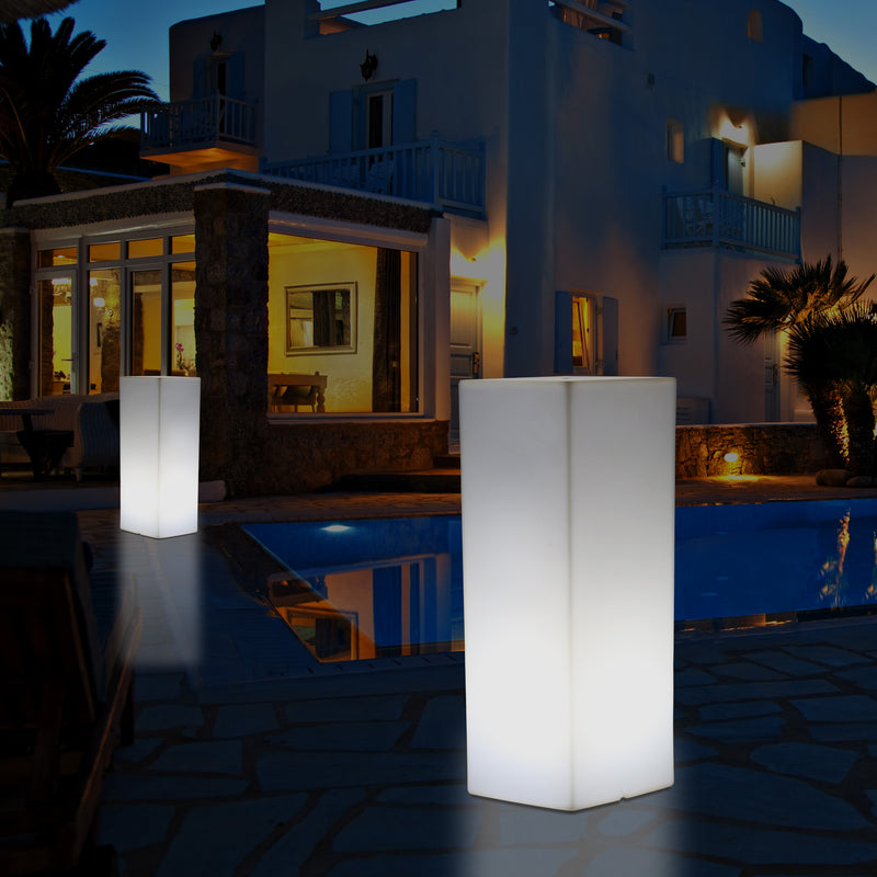 Lichtzuil, Tuinlamp, Buitenverlichting, Tuin Patio Verlichting, 80cm, LED Lamp, Netvoeding