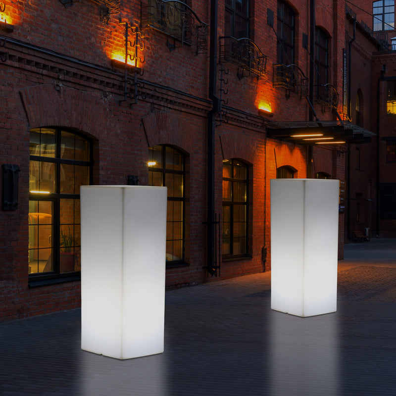 Lichtzuil, Tuinlamp, Buitenverlichting, Tuin Patio Verlichting, 80cm, LED Lamp, Netvoeding
