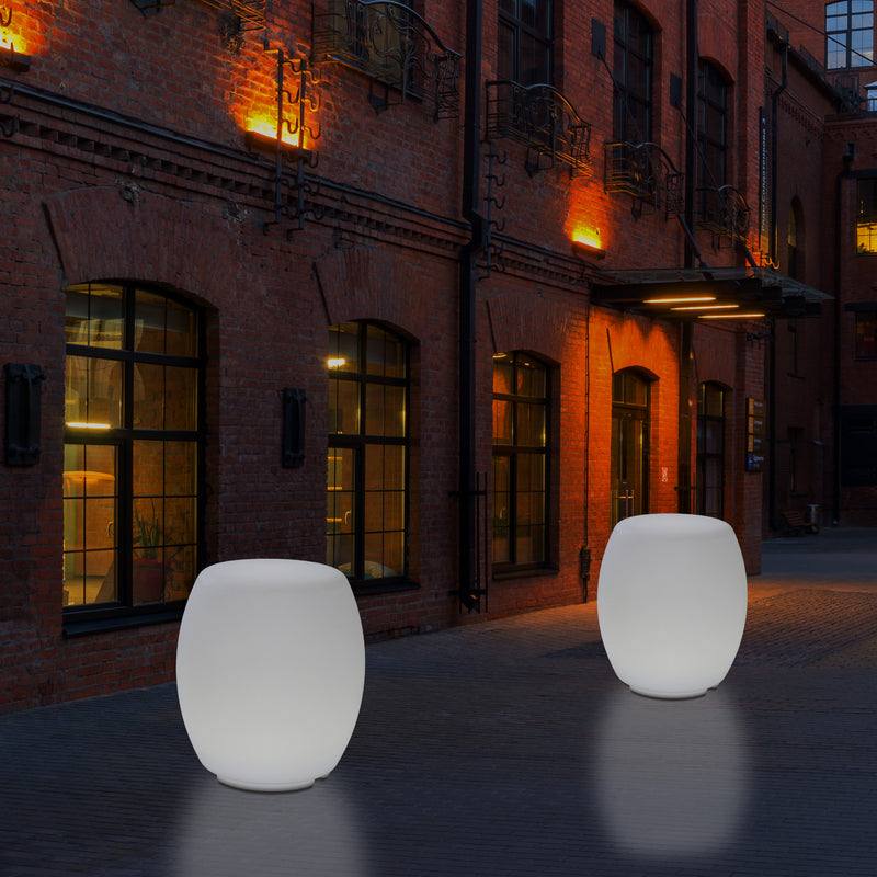 Buitenlamp, Kleur Veranderende LED Kruk, Zitbank, Netvoeding Patio Lamp, Sfeerlicht