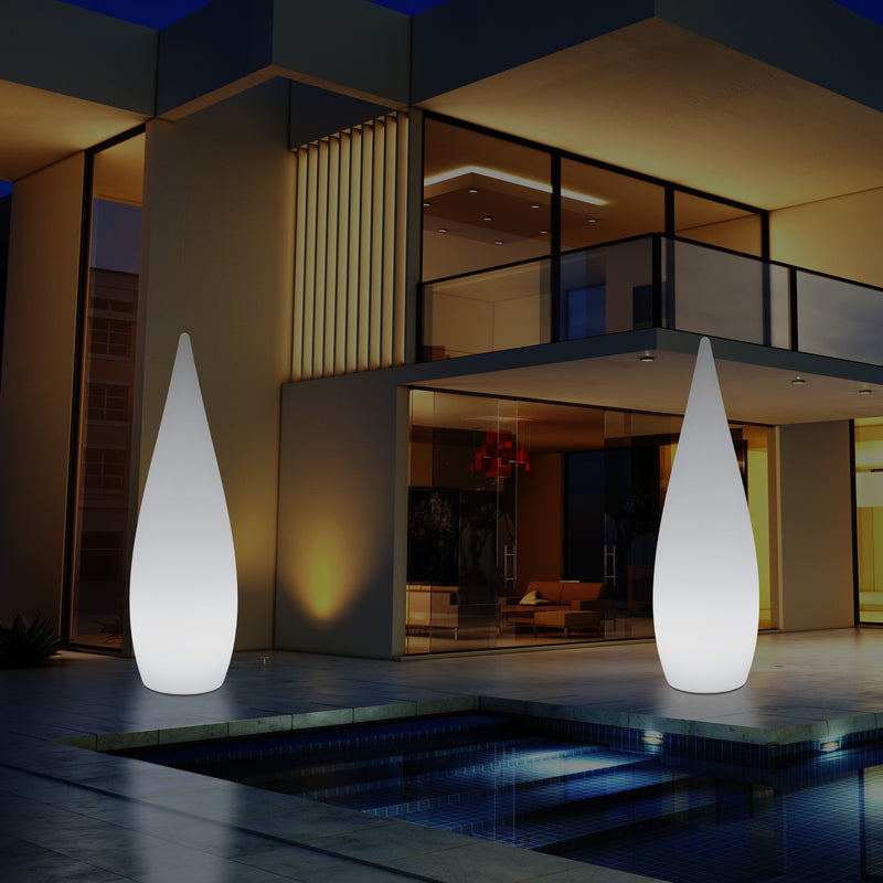 150cm Grote Designer LED Vloerlamp, 1,5m Draadloze Kleurveranderende Waterdruppel, Licht