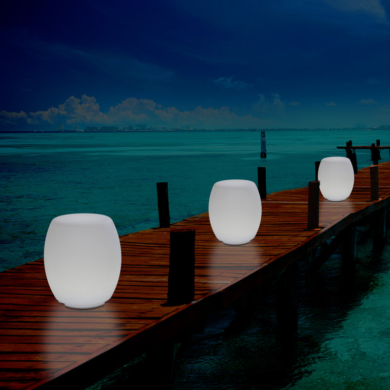 Buitenlamp, Kleur Veranderende LED Kruk, Zitbank, Netvoeding Patio Lamp, Sfeerlicht