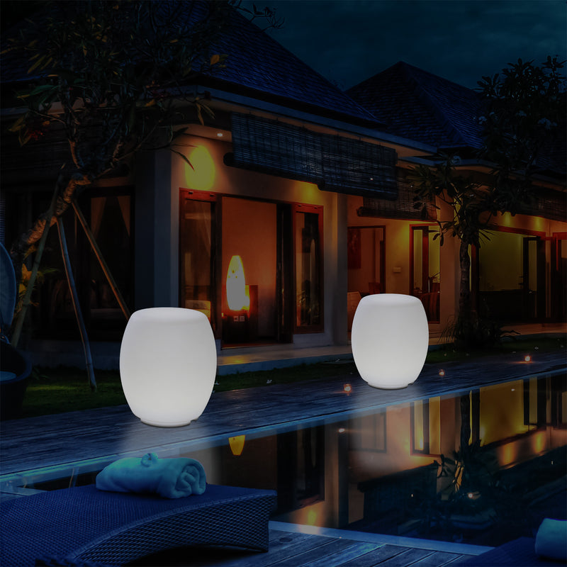 Buitenlamp, Kleur Veranderende LED Kruk, Zitbank, Netvoeding Patio Lamp, Sfeerlicht