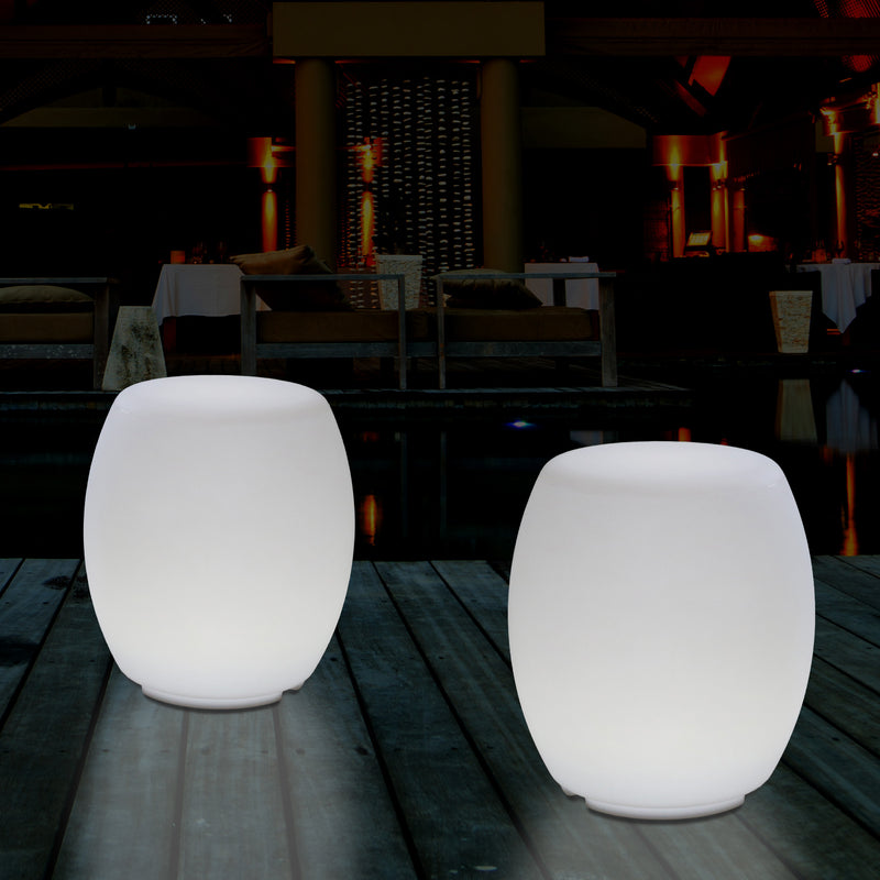 Buitenlamp, Kleur Veranderende LED Kruk, Zitbank, Netvoeding Patio Lamp, Sfeerlicht