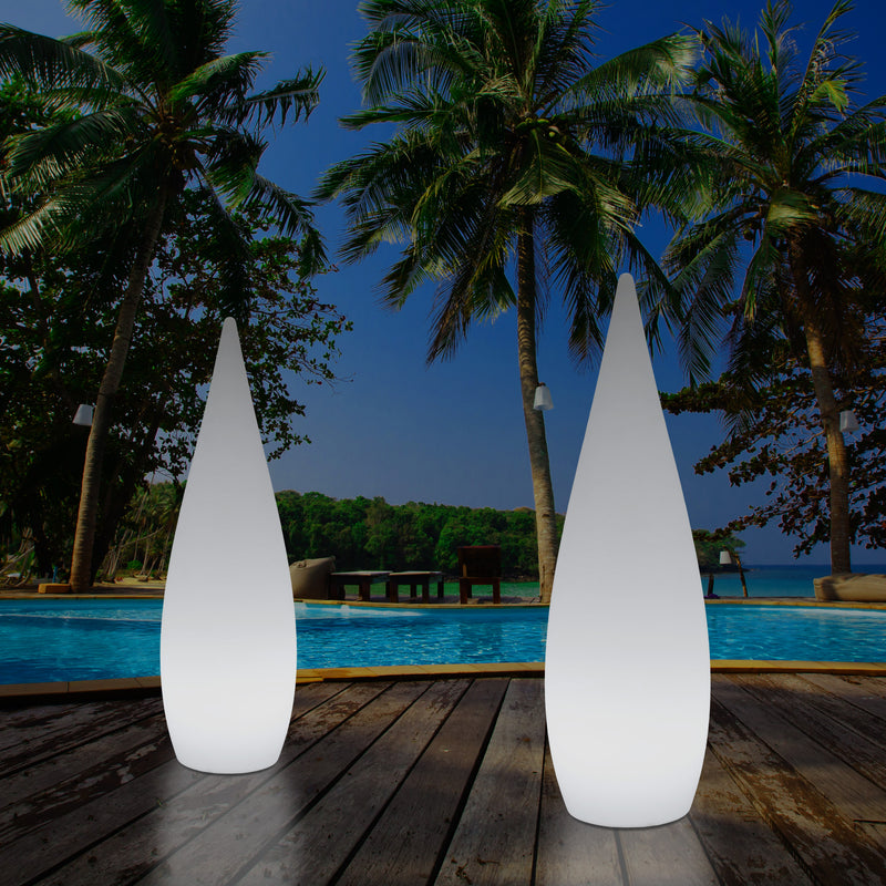 150cm Grote Designer LED Vloerlamp, 1,5m Draadloze Kleurveranderende Waterdruppel, Licht