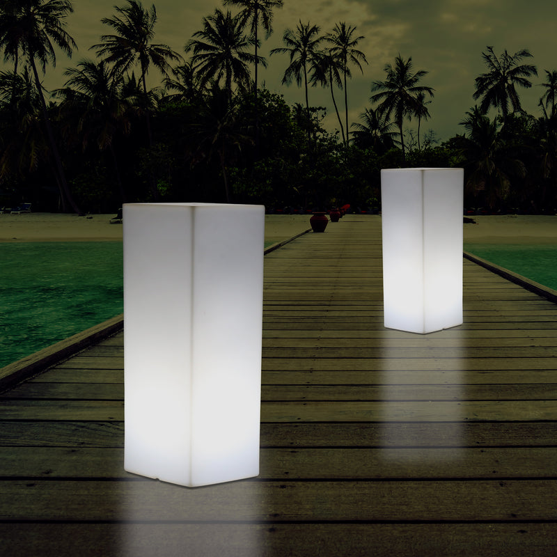 Lichtzuil, Tuinlamp, Buitenverlichting, Tuin Patio Verlichting, 80cm, LED Lamp, Netvoeding
