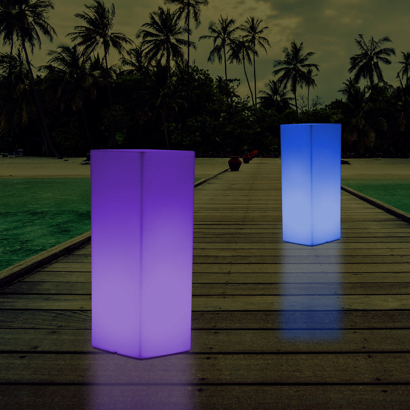 Lichtzuil, Tuinlamp, Buitenverlichting, Tuin Patio Verlichting, 80cm, LED Lamp, Netvoeding