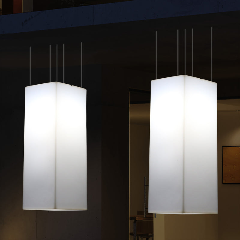 Buitenverlichting, Plafondlamp, Tuinverlichting 110 x 30cm LED Hanglamp, RGB met Afstandsbediening