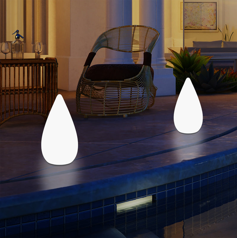 37cm LED Licht waterdruppel, Tuinlamp op Netvoeding, Meerkleurige Buitenverlichting
