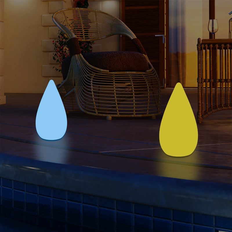 37cm LED Licht waterdruppel, Tuinlamp op Netvoeding, Meerkleurige Buitenverlichting