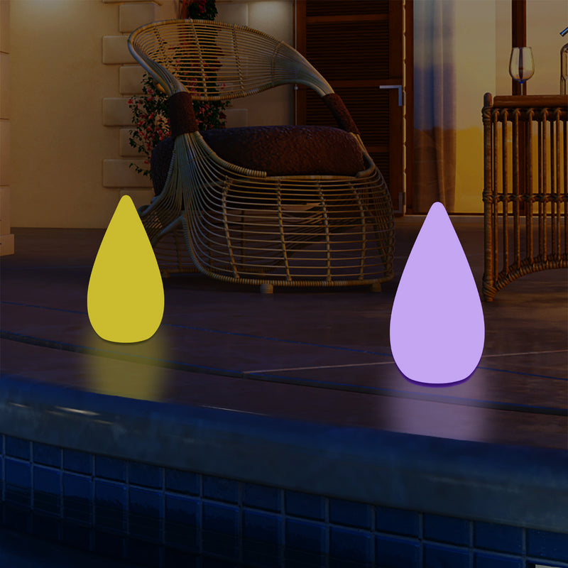 37cm LED Licht waterdruppel, Tuinlamp op Netvoeding, Meerkleurige Buitenverlichting