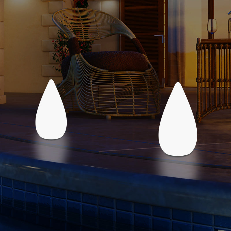 37cm LED Licht waterdruppel, Tuinlamp op Netvoeding, Meerkleurige Buitenverlichting