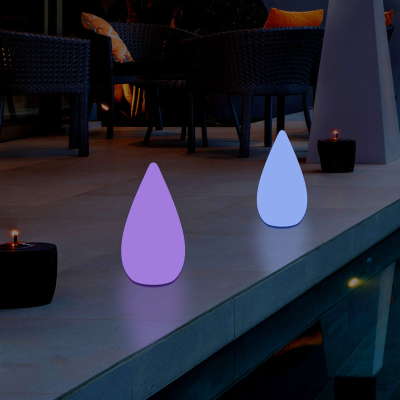 37cm LED Licht waterdruppel, Tuinlamp op Netvoeding, Meerkleurige Buitenverlichting
