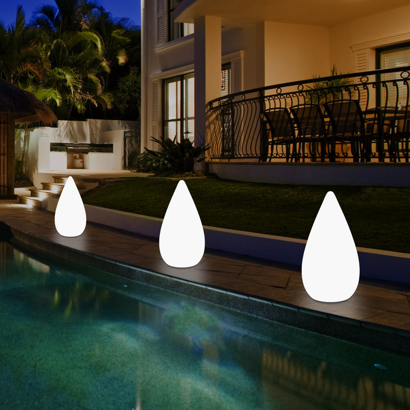 37cm LED Licht waterdruppel, Tuinlamp op Netvoeding, Meerkleurige Buitenverlichting