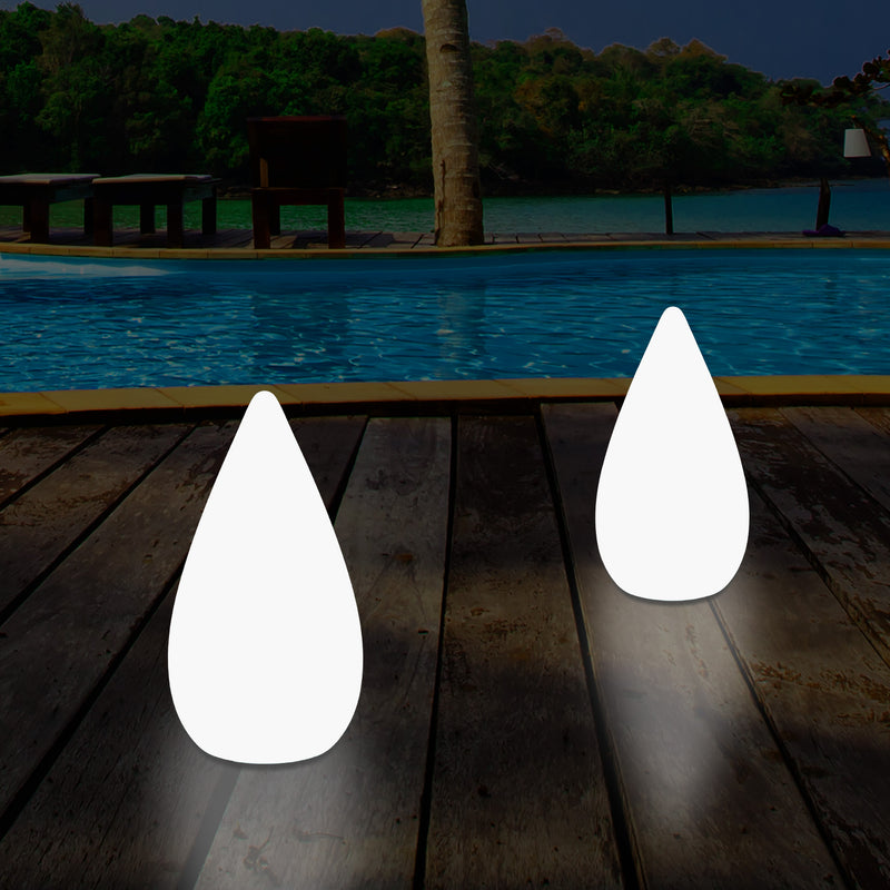 37cm LED Licht waterdruppel, Tuinlamp op Netvoeding, Meerkleurige Buitenverlichting