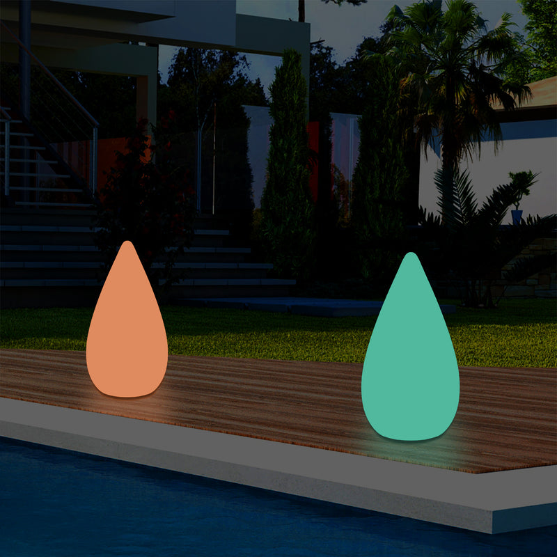 37cm LED Licht waterdruppel, Tuinlamp op Netvoeding, Meerkleurige Buitenverlichting