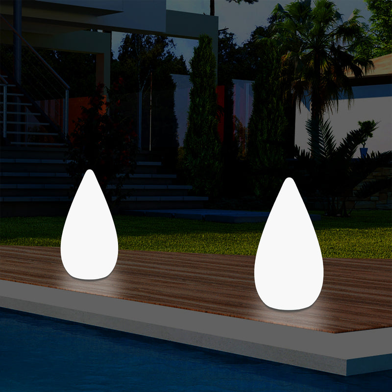 37cm LED Licht waterdruppel, Tuinlamp op Netvoeding, Meerkleurige Buitenverlichting