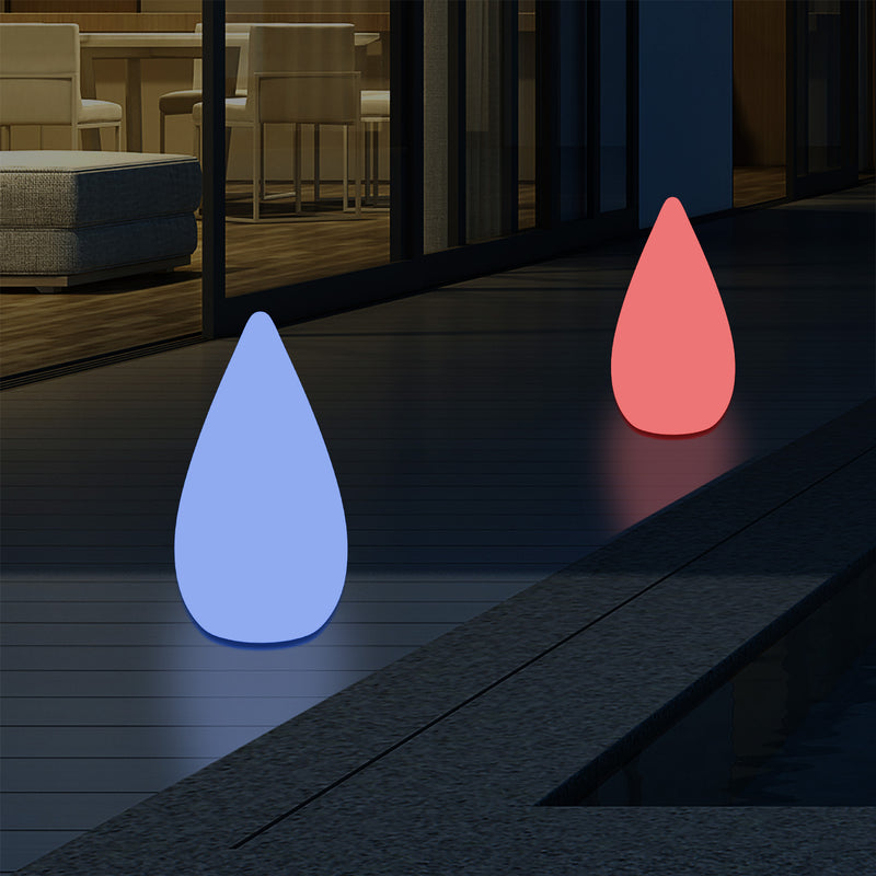 37cm LED Licht waterdruppel, Tuinlamp op Netvoeding, Meerkleurige Buitenverlichting