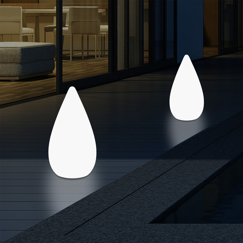37cm LED Licht waterdruppel, Tuinlamp op Netvoeding, Meerkleurige Buitenverlichting