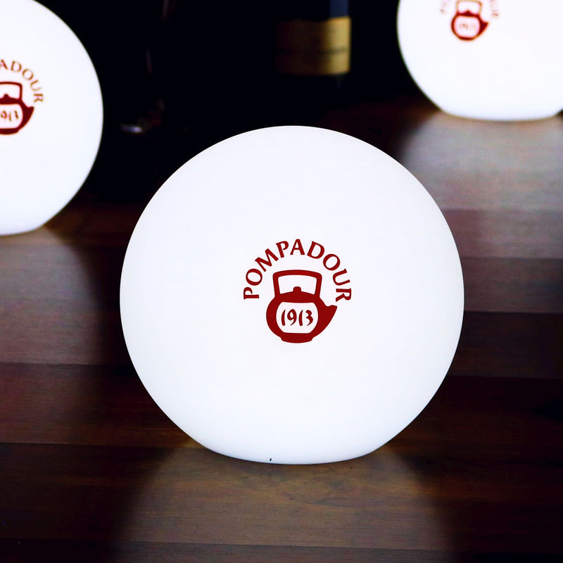 LED-lichtbak met logo, gepersonaliseerde, op maat gemaakte tafellamp E27 met logo