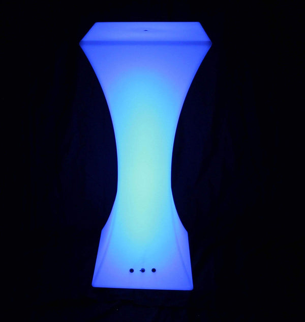 LED Cocktail Bar Poseur Tafel Meubel, Meerkleurige draadloze vloerlamp, 110cm