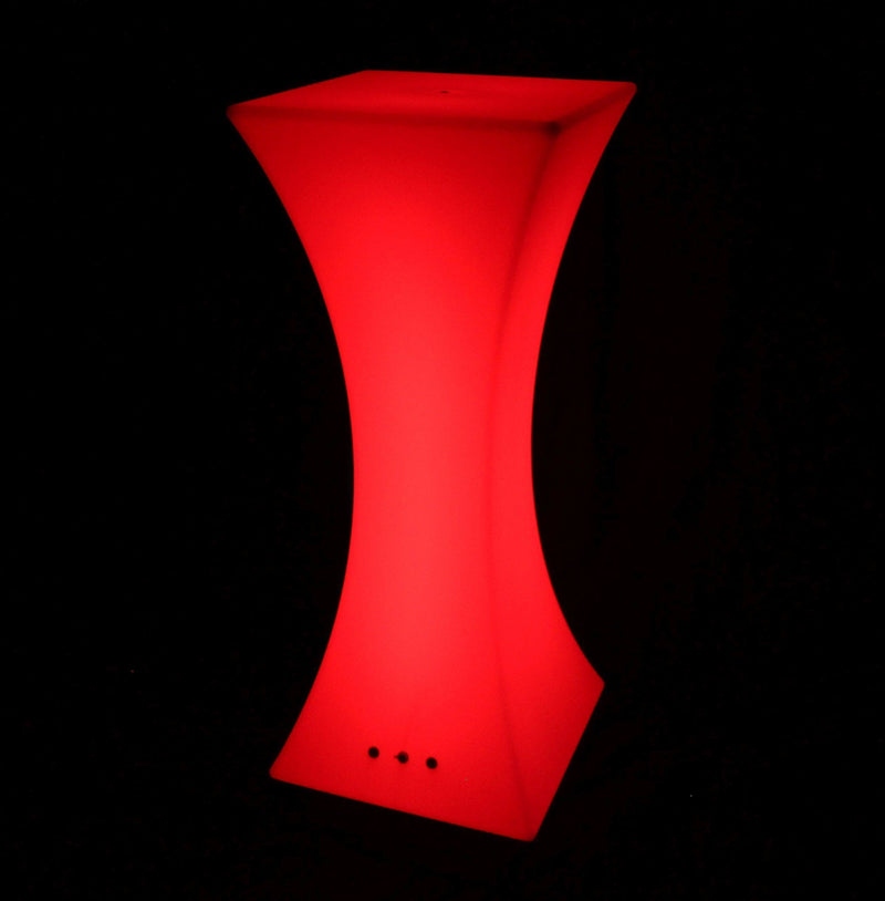 LED Cocktail Bar Poseur Tafel Meubel, Meerkleurige draadloze vloerlamp, 110cm