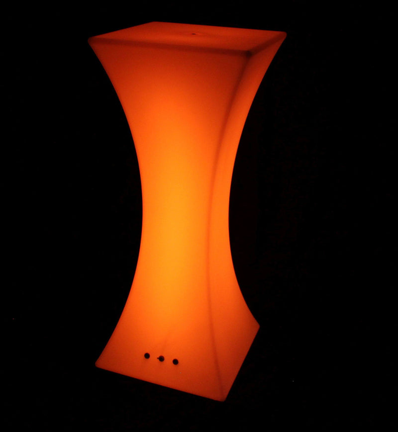 LED Cocktail Bar Poseur Tafel Meubel, Meerkleurige draadloze vloerlamp, 110cm