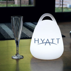 Gepersonaliseerde LED lantaarn lamp met logo, reclame draadloze backlit lichtbak, verlichting