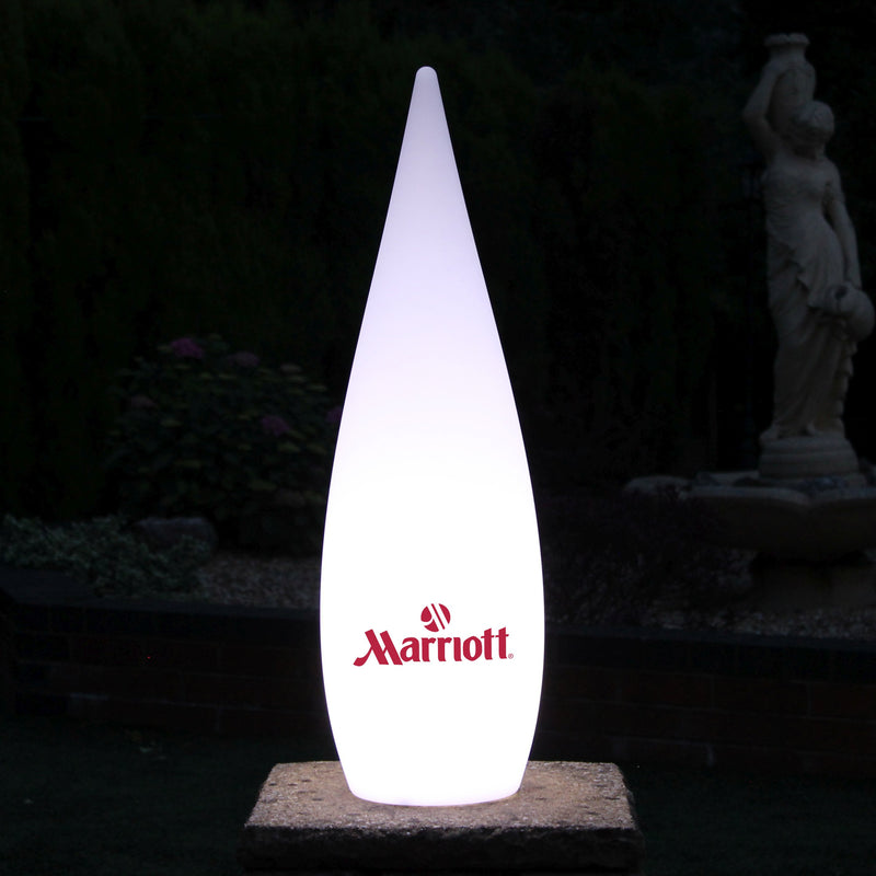 Gepersonaliseerde LED decoratieve staande lamp, op maat gemaakte buitenverlichting, 80cm