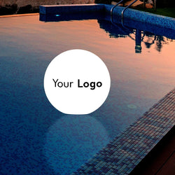 Gepersonaliseerde Drijvende Zwembadlamp, Buitenverlichting, op maat gemaakt met logo